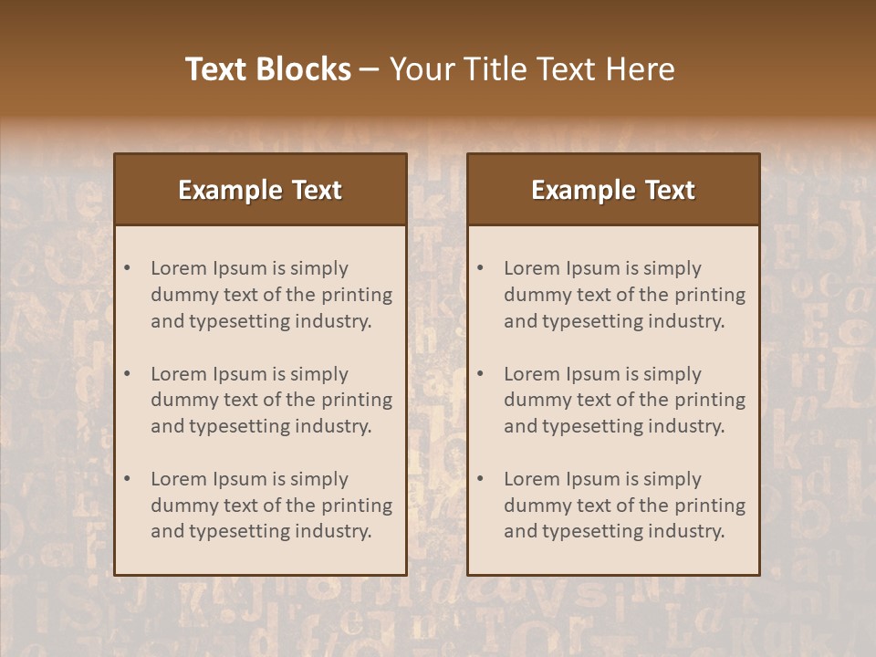 Rough Texture Background PowerPoint Template