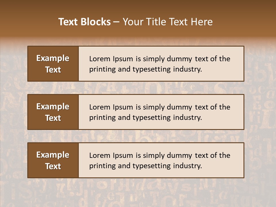 Rough Texture Background PowerPoint Template