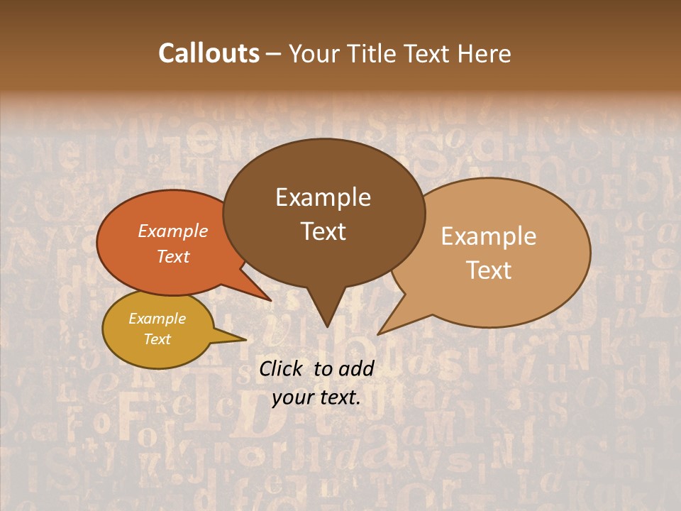 Rough Texture Background PowerPoint Template