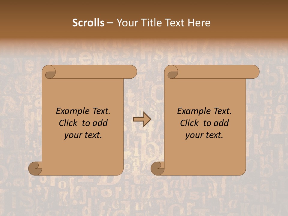 Rough Texture Background PowerPoint Template