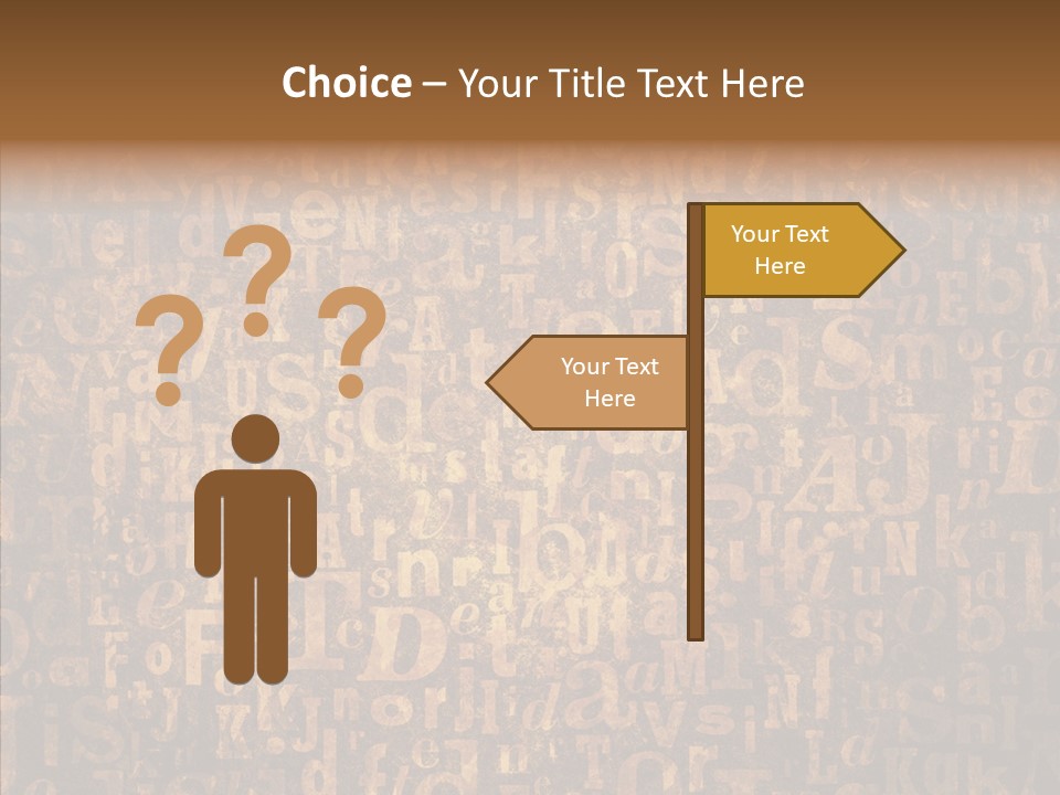 Rough Texture Background PowerPoint Template