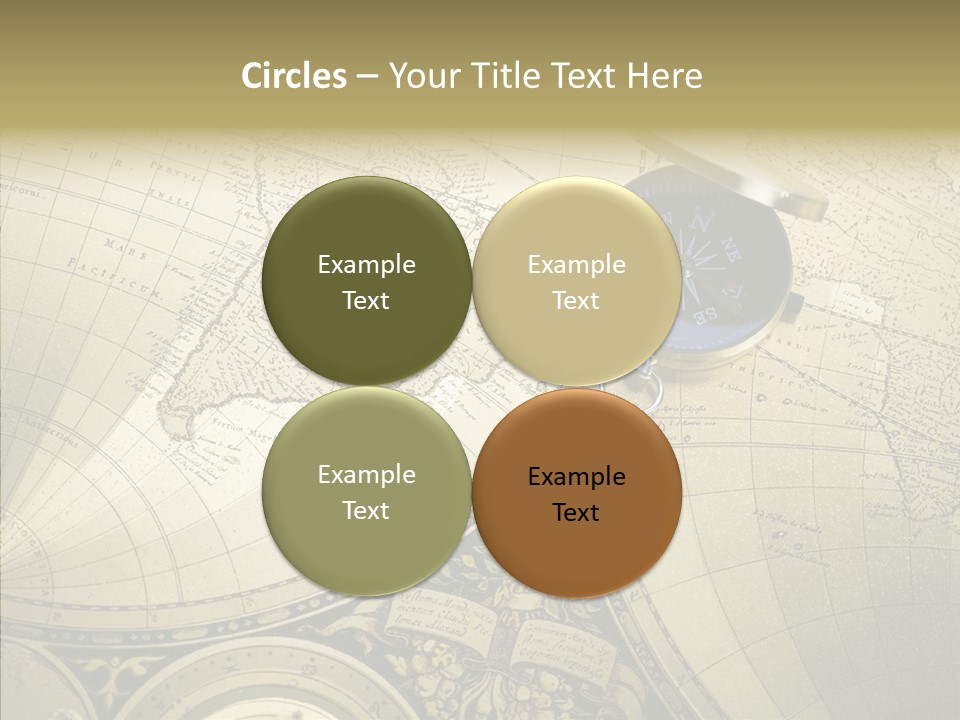 Navigation Plan Worldwide PowerPoint Template