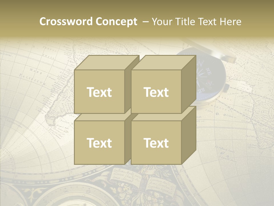 Navigation Plan Worldwide PowerPoint Template