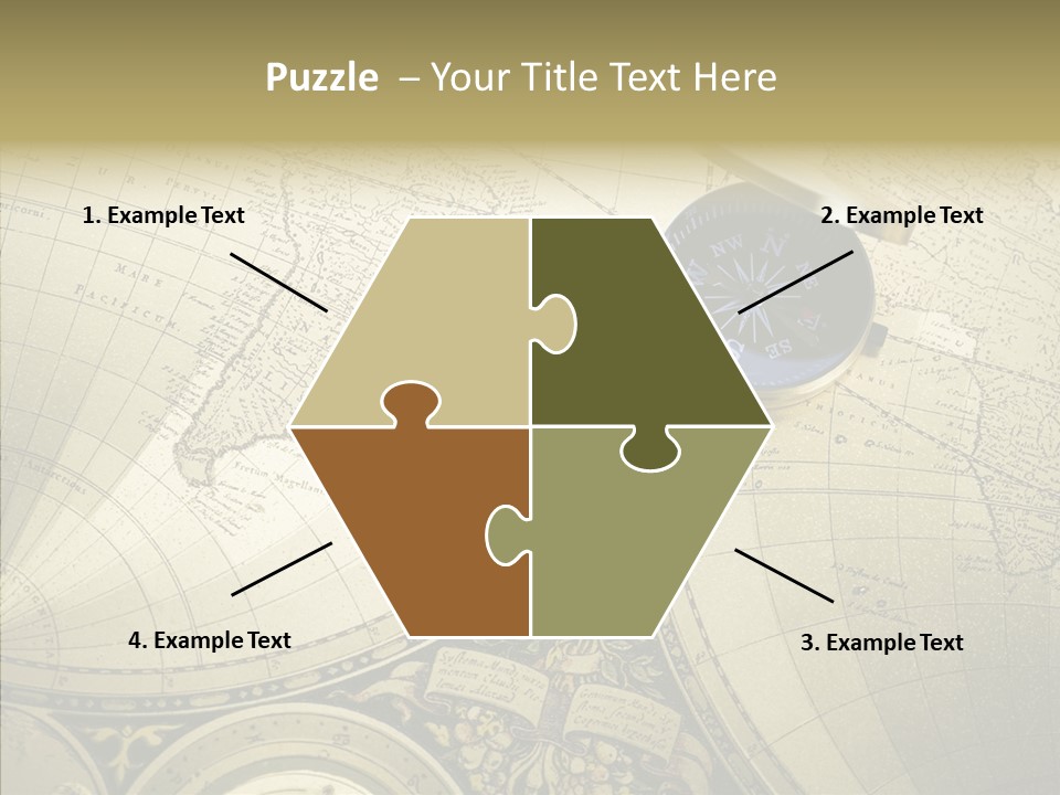 Navigation Plan Worldwide PowerPoint Template