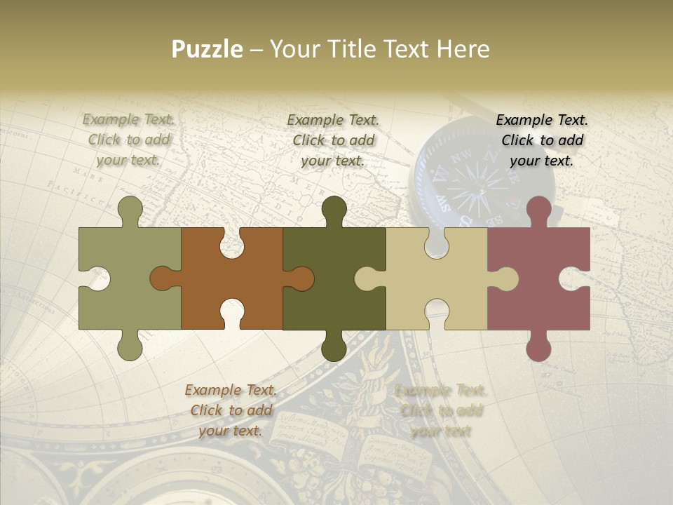 Navigation Plan Worldwide PowerPoint Template