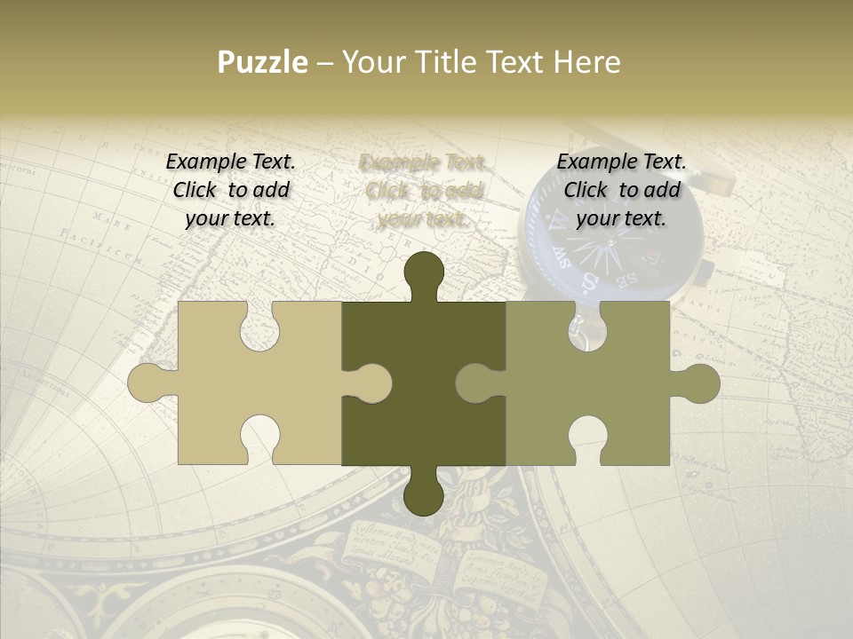 Navigation Plan Worldwide PowerPoint Template