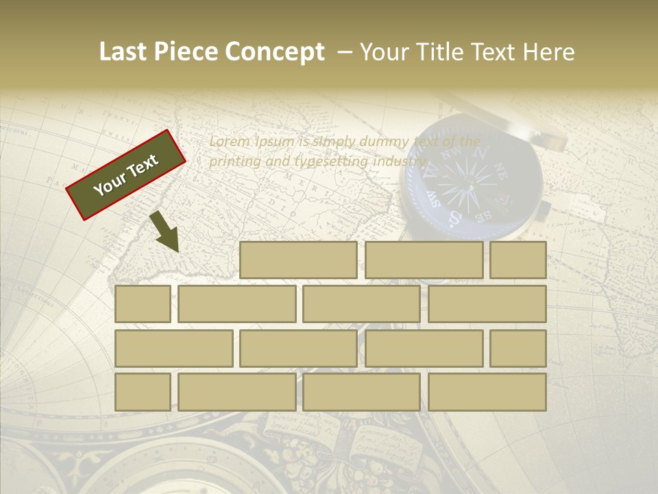 Navigation Plan Worldwide PowerPoint Template