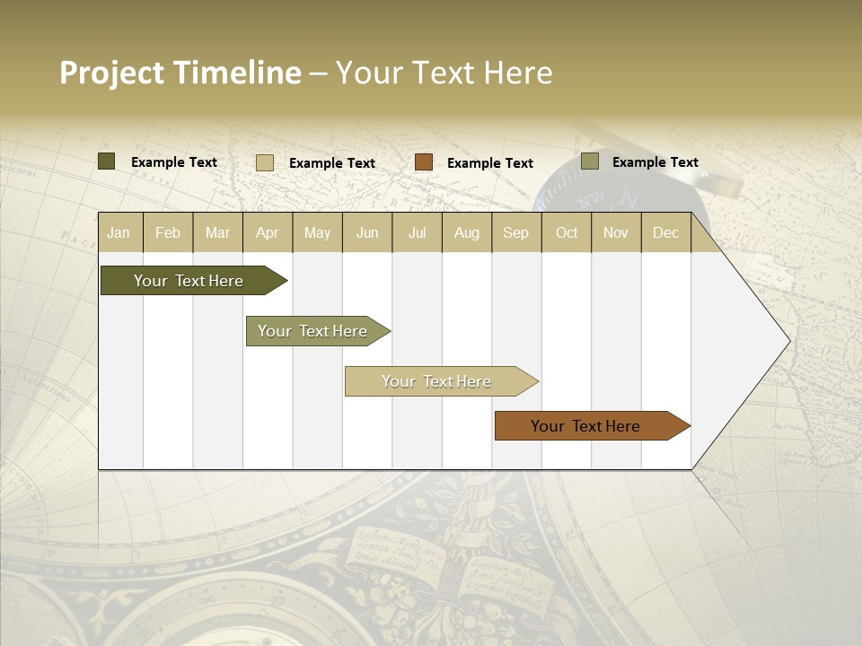 Navigation Plan Worldwide PowerPoint Template