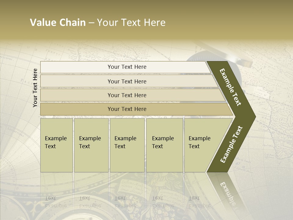 Navigation Plan Worldwide PowerPoint Template