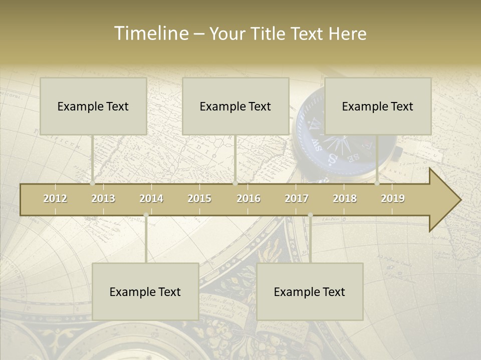 Navigation Plan Worldwide PowerPoint Template