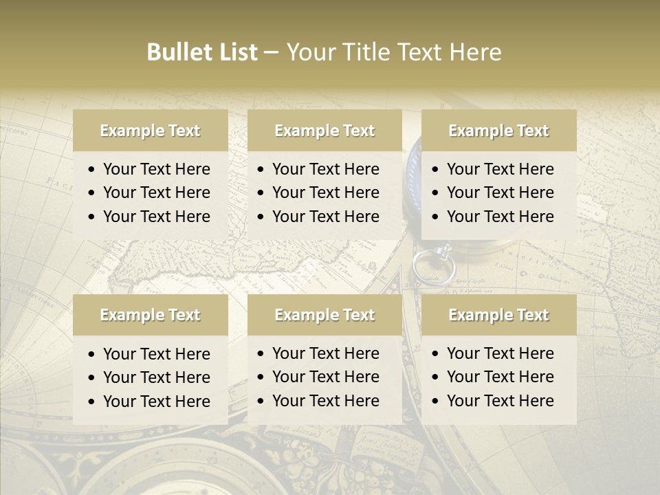 Navigation Plan Worldwide PowerPoint Template