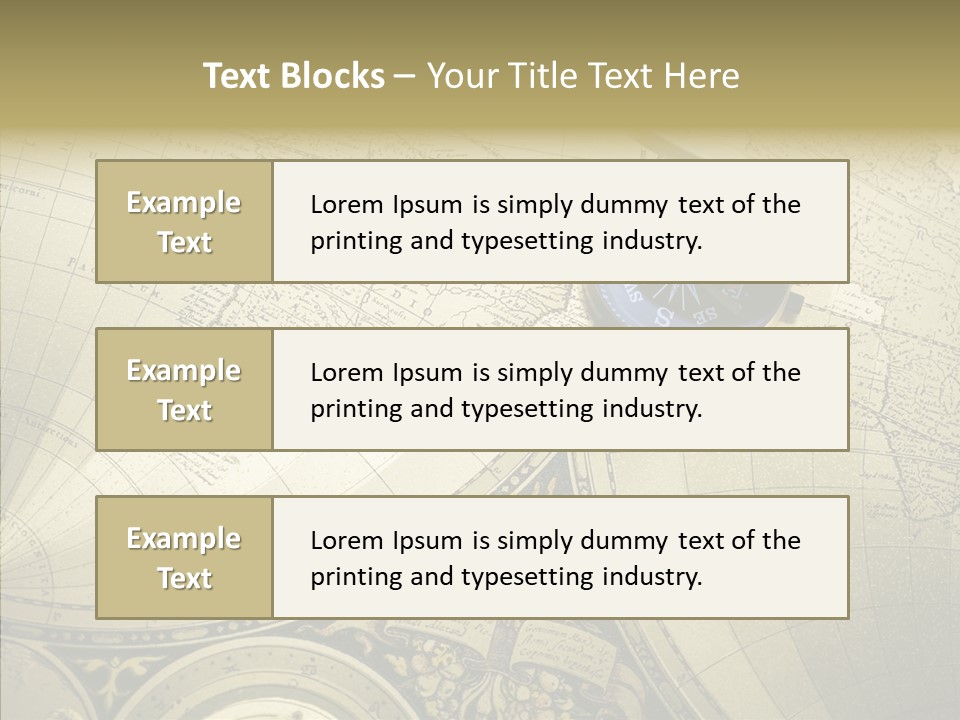 Navigation Plan Worldwide PowerPoint Template