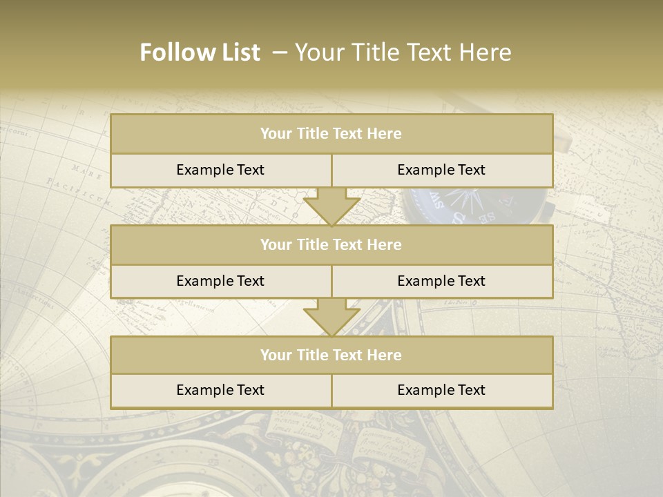 Navigation Plan Worldwide PowerPoint Template