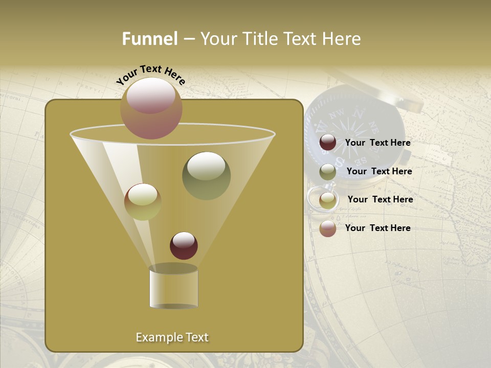 Navigation Plan Worldwide PowerPoint Template