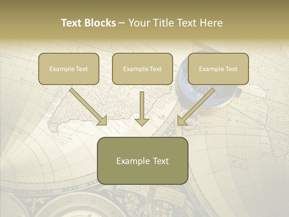 Navigation Plan Worldwide PowerPoint Template