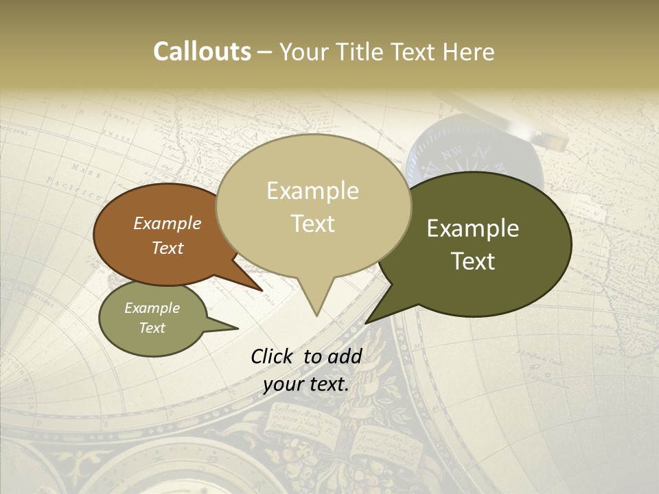 Navigation Plan Worldwide PowerPoint Template