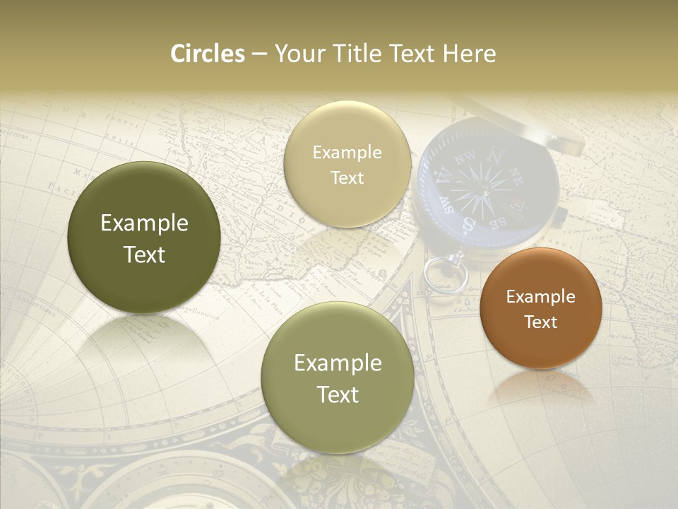 Navigation Plan Worldwide PowerPoint Template