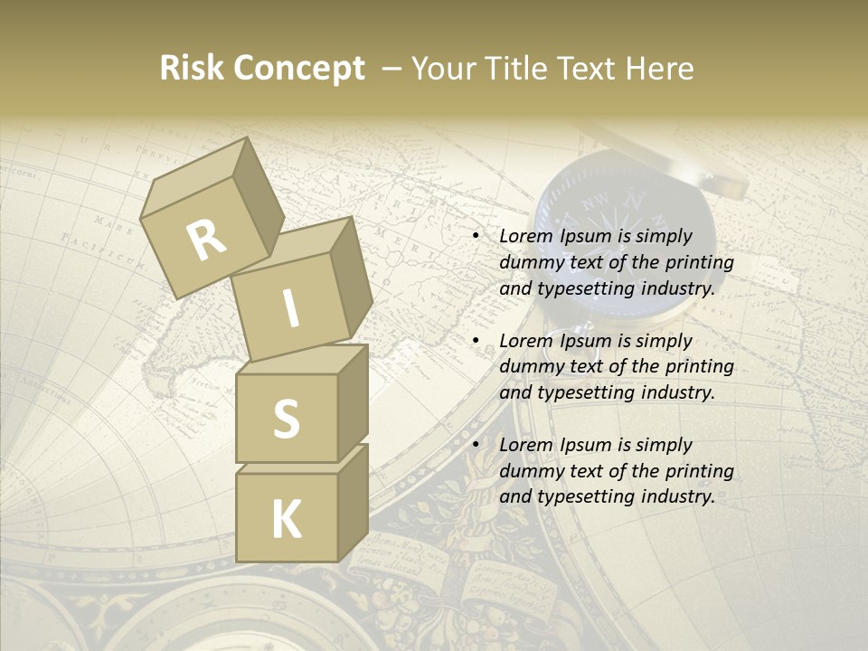 Navigation Plan Worldwide PowerPoint Template