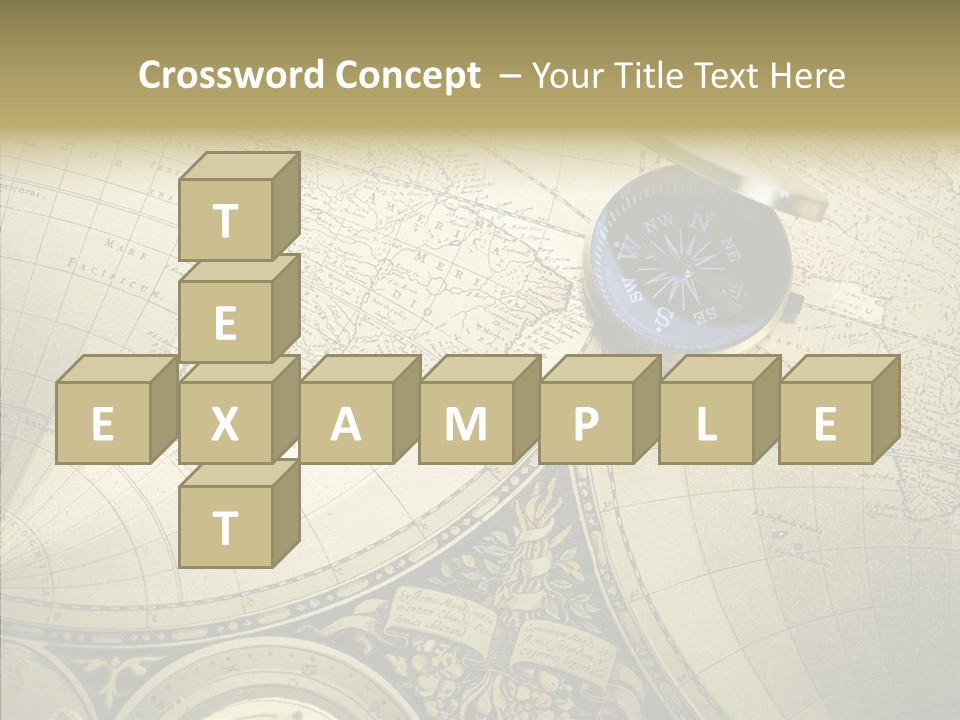 Navigation Plan Worldwide PowerPoint Template