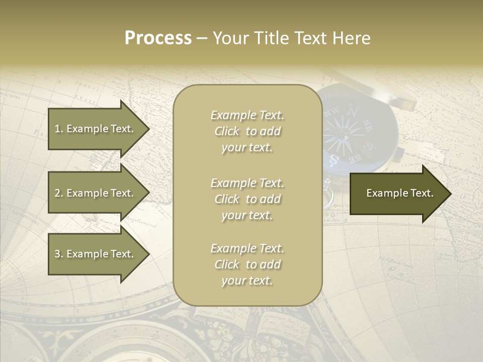 Navigation Plan Worldwide PowerPoint Template