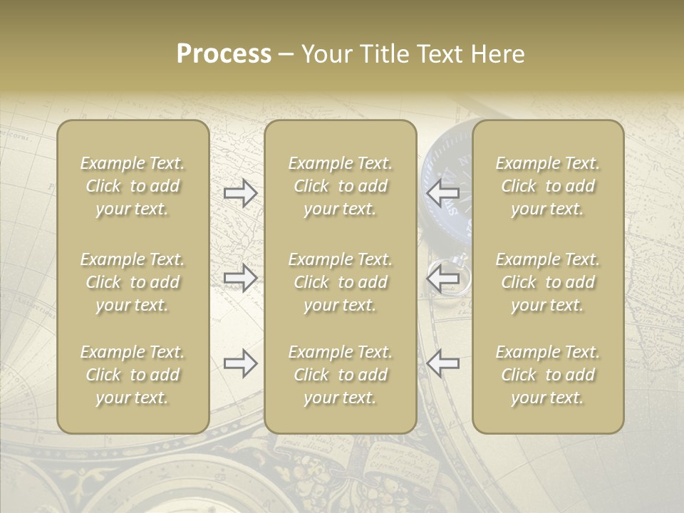 Navigation Plan Worldwide PowerPoint Template