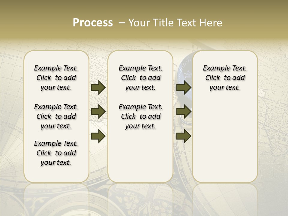 Navigation Plan Worldwide PowerPoint Template