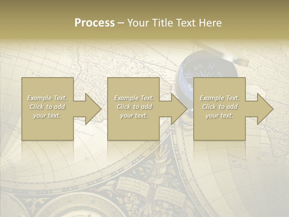 Navigation Plan Worldwide PowerPoint Template