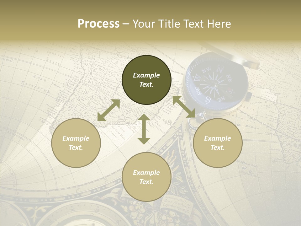 Navigation Plan Worldwide PowerPoint Template