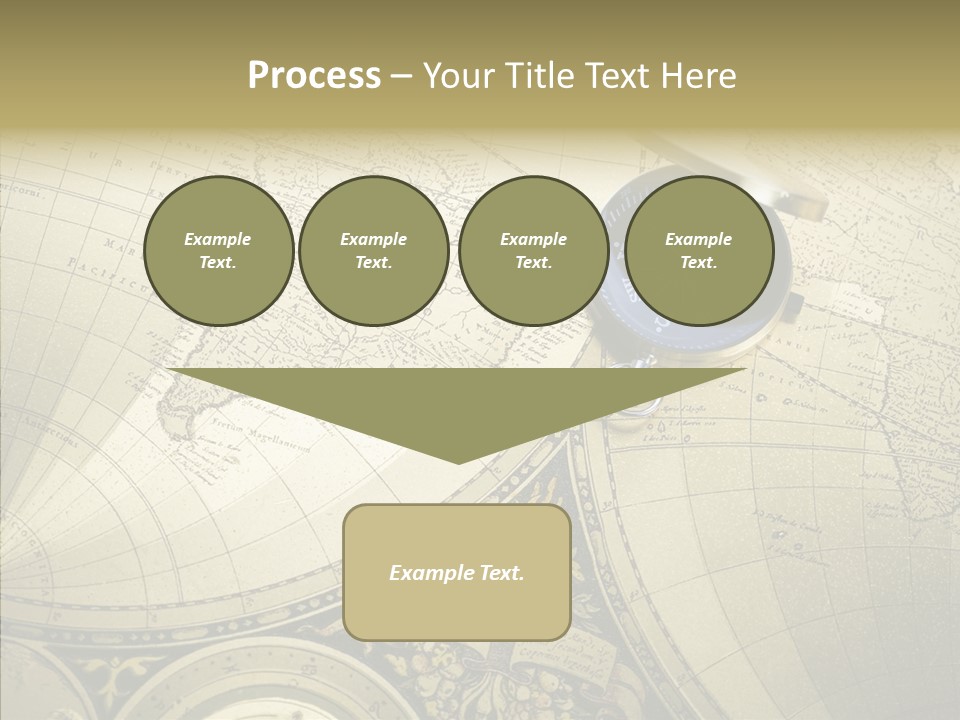 Navigation Plan Worldwide PowerPoint Template