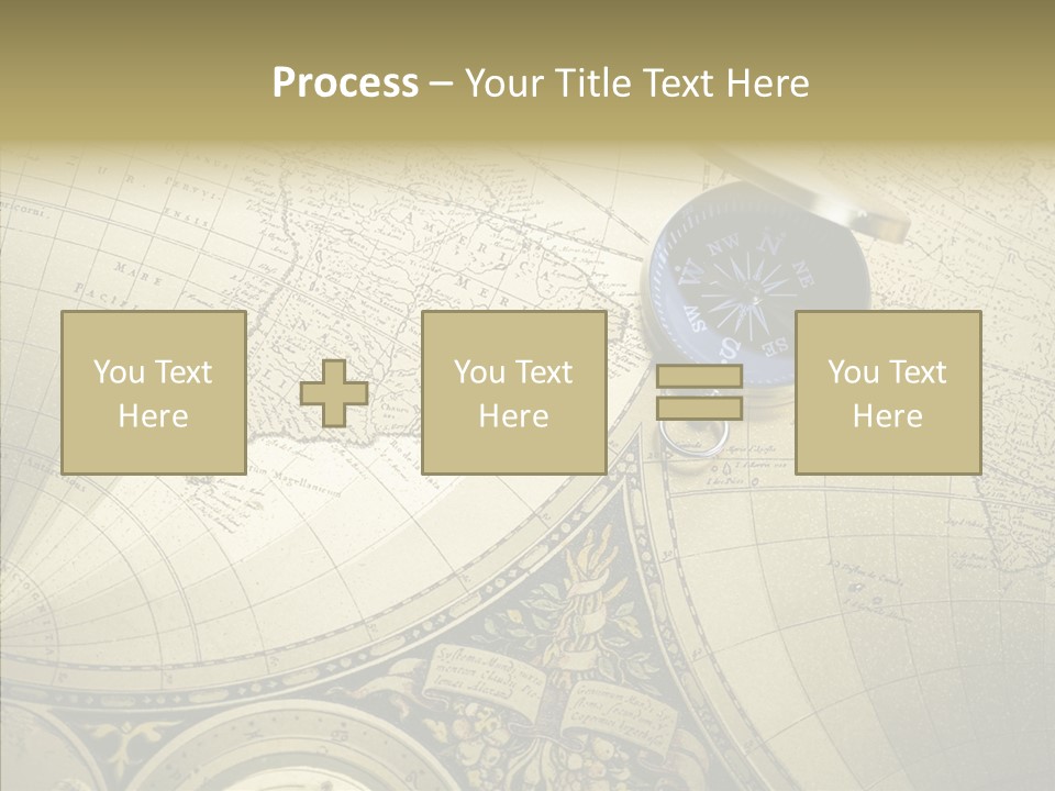Navigation Plan Worldwide PowerPoint Template