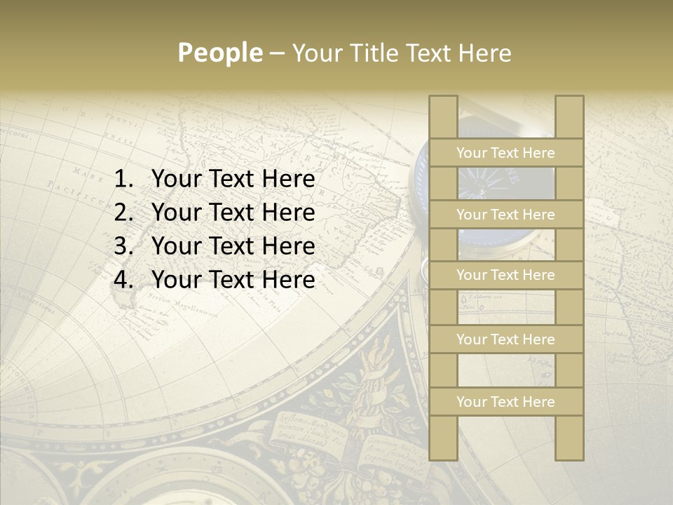 Navigation Plan Worldwide PowerPoint Template