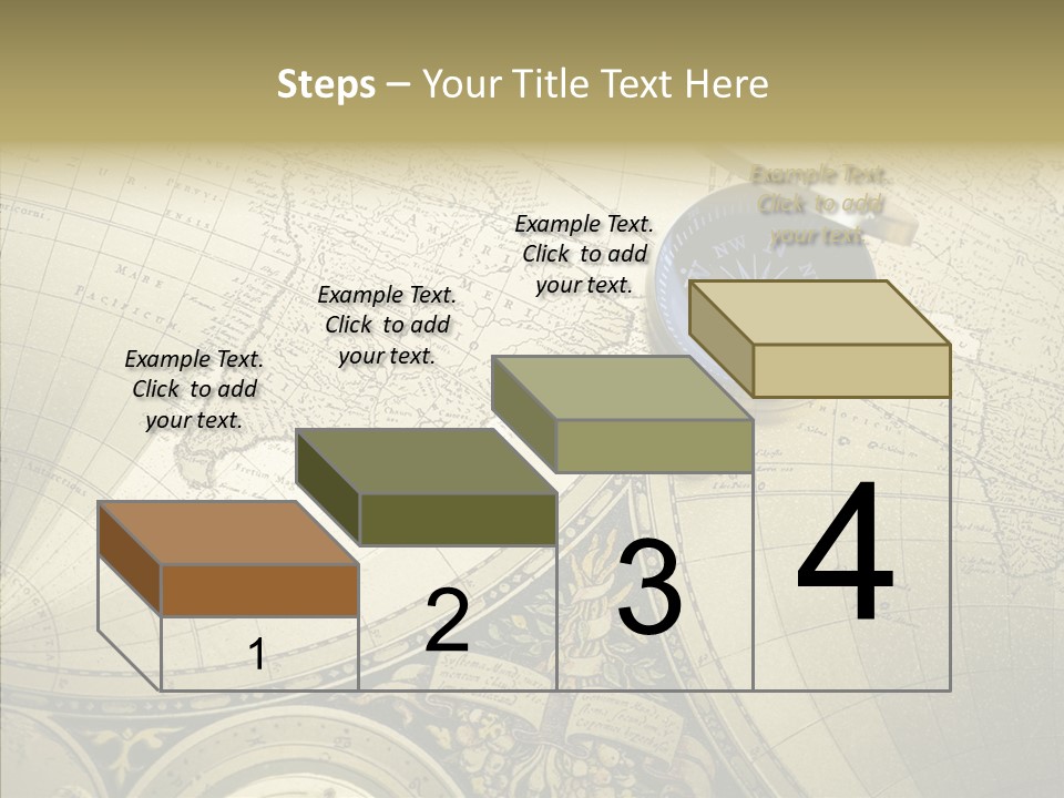 Navigation Plan Worldwide PowerPoint Template