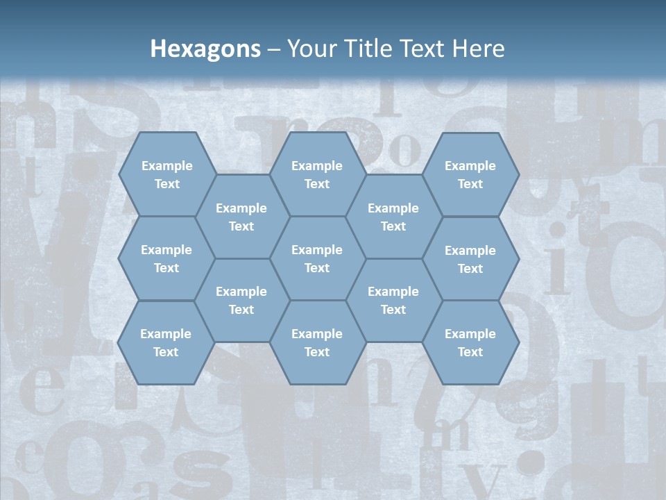 Alphabet Old Letter PowerPoint Template