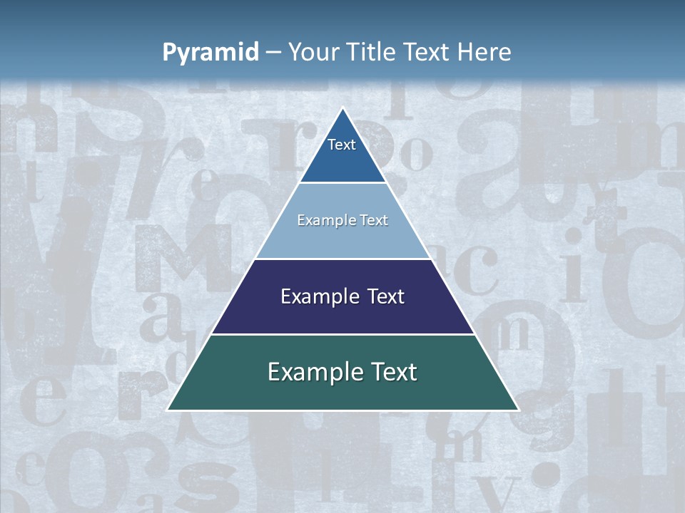Alphabet Old Letter PowerPoint Template