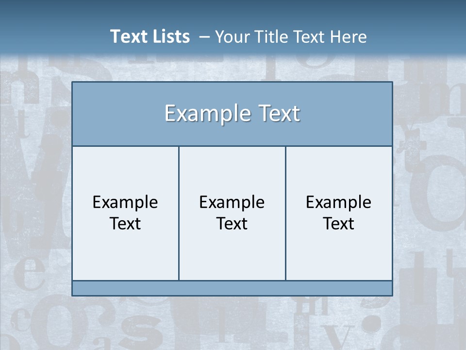 Alphabet Old Letter PowerPoint Template