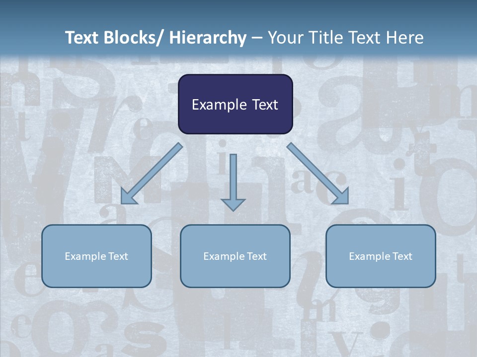 Alphabet Old Letter PowerPoint Template