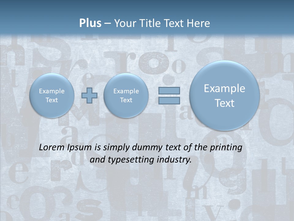 Alphabet Old Letter PowerPoint Template