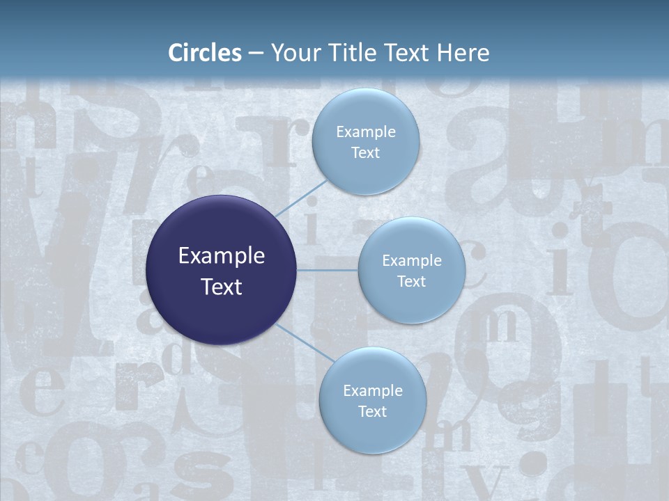 Alphabet Old Letter PowerPoint Template