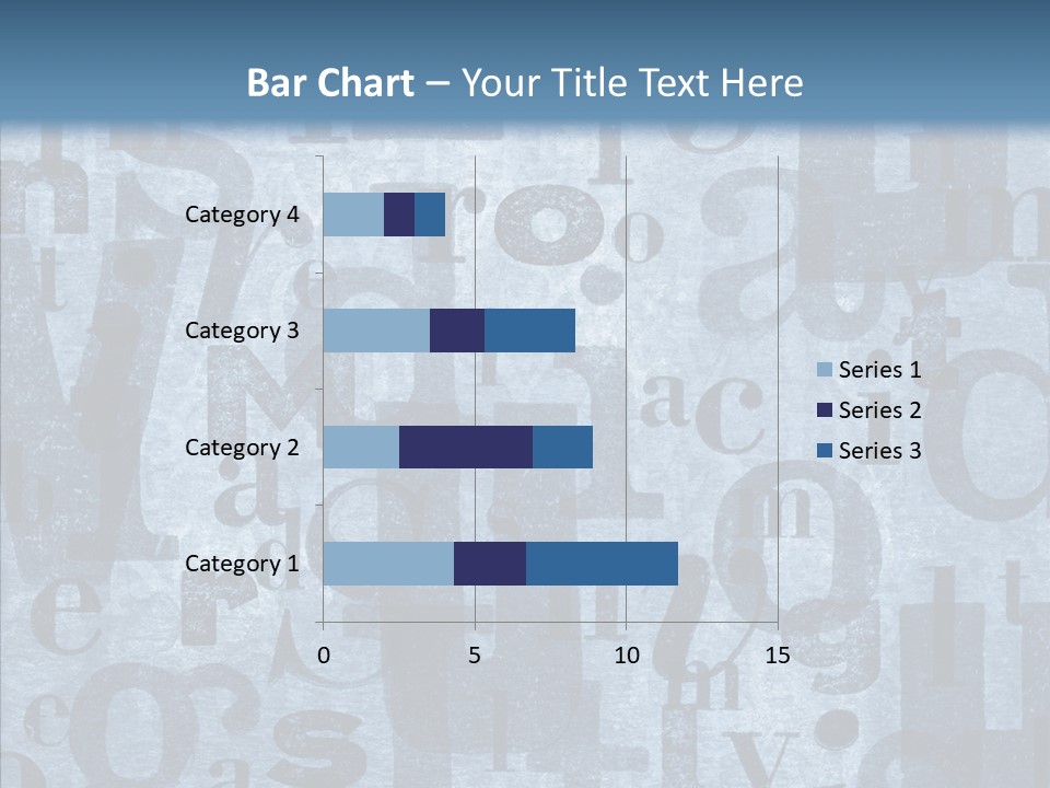 Alphabet Old Letter PowerPoint Template