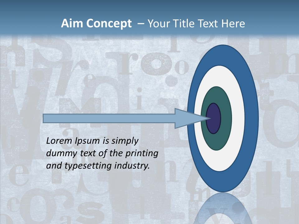 Alphabet Old Letter PowerPoint Template