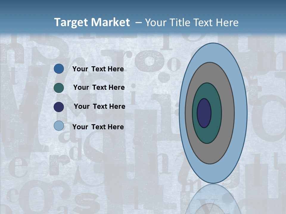 Alphabet Old Letter PowerPoint Template