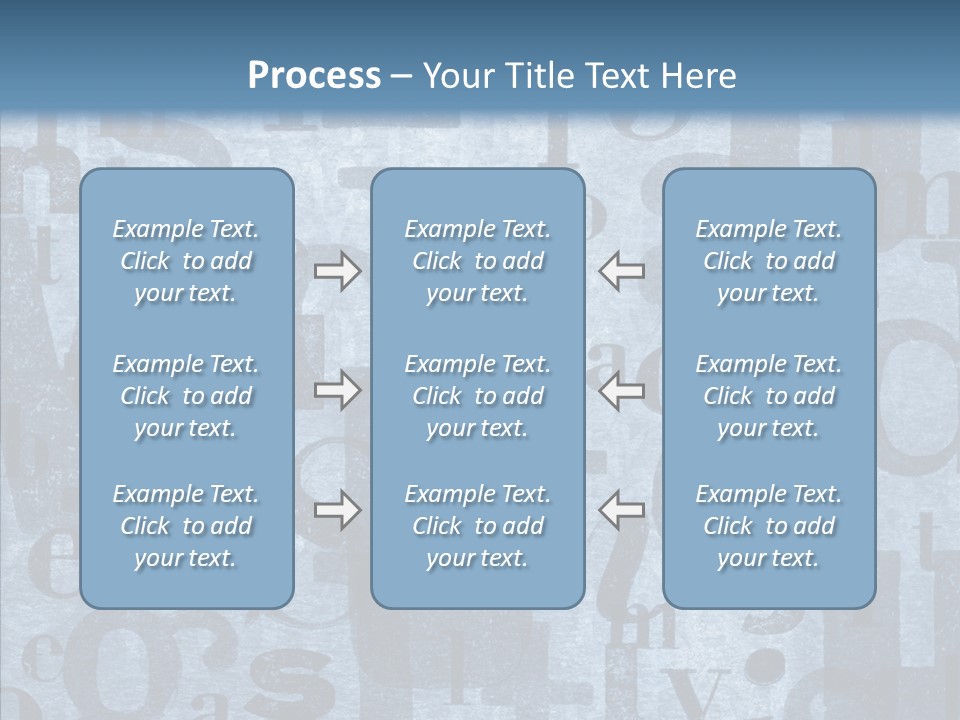 Alphabet Old Letter PowerPoint Template