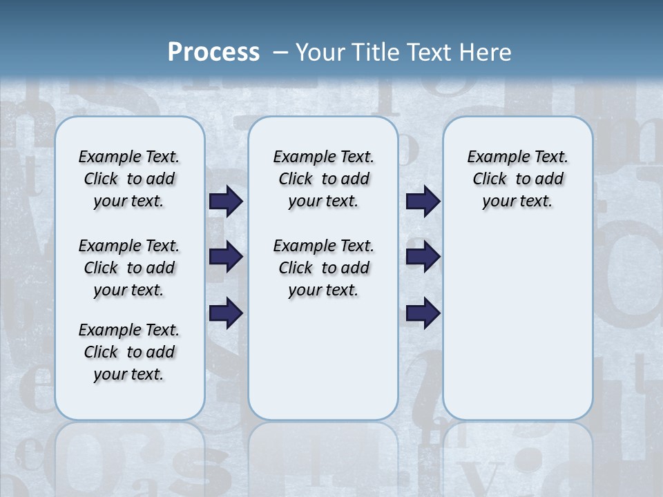 Alphabet Old Letter PowerPoint Template