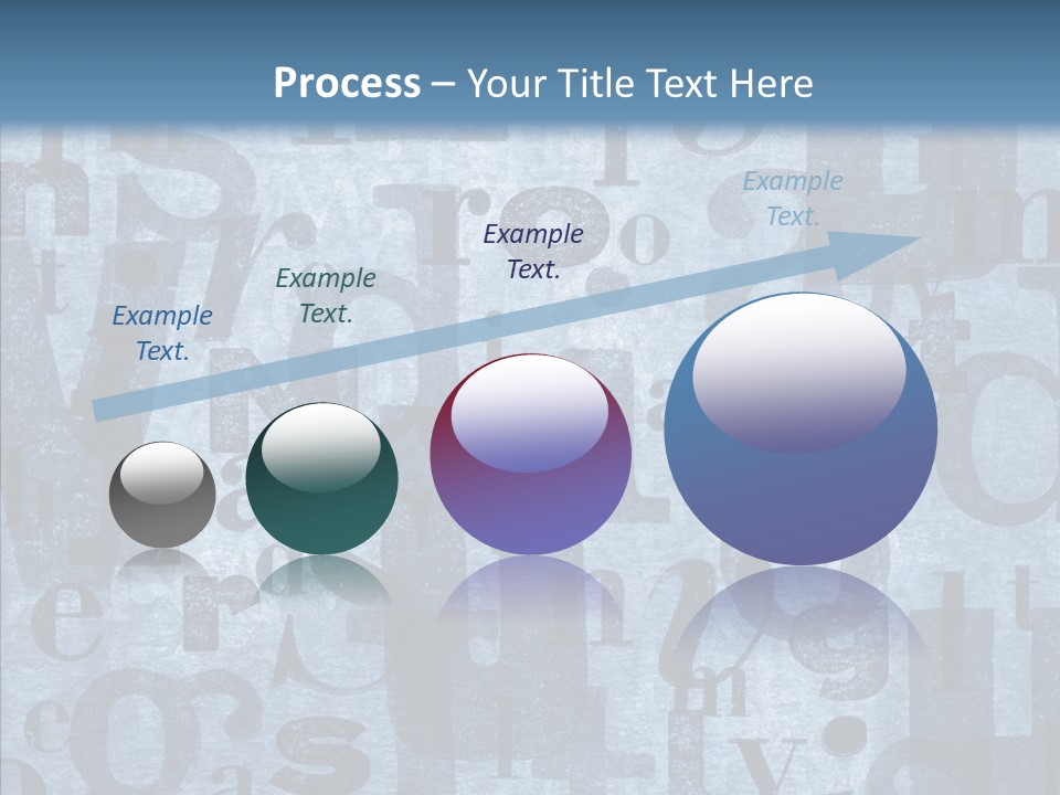 Alphabet Old Letter PowerPoint Template