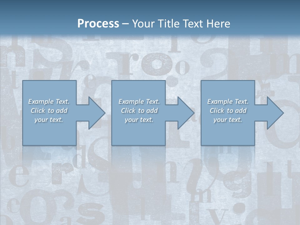 Alphabet Old Letter PowerPoint Template