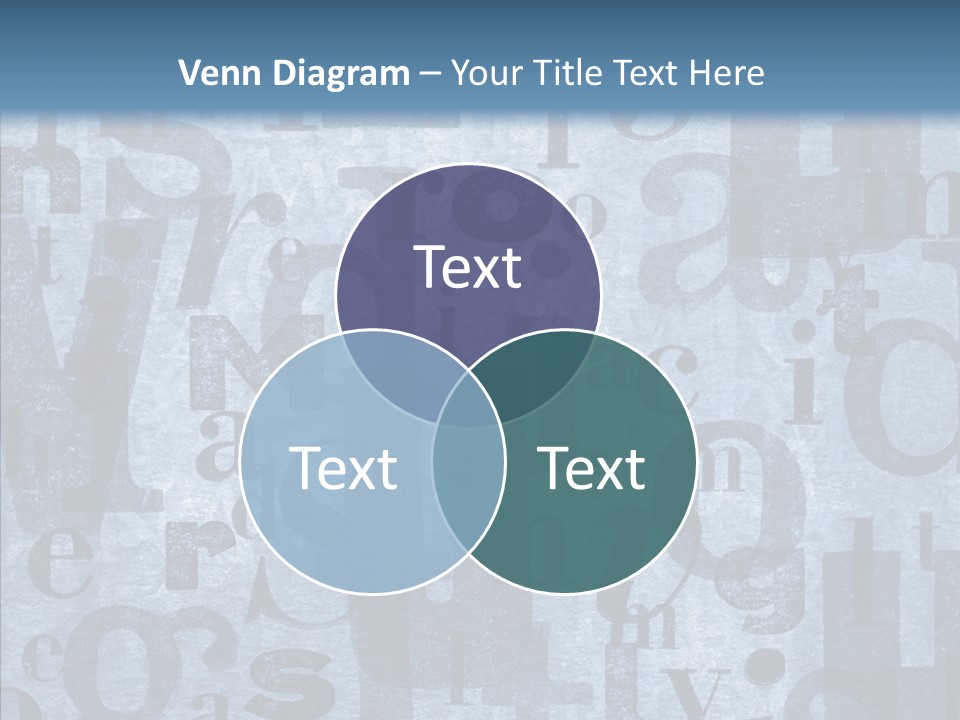 Alphabet Old Letter PowerPoint Template