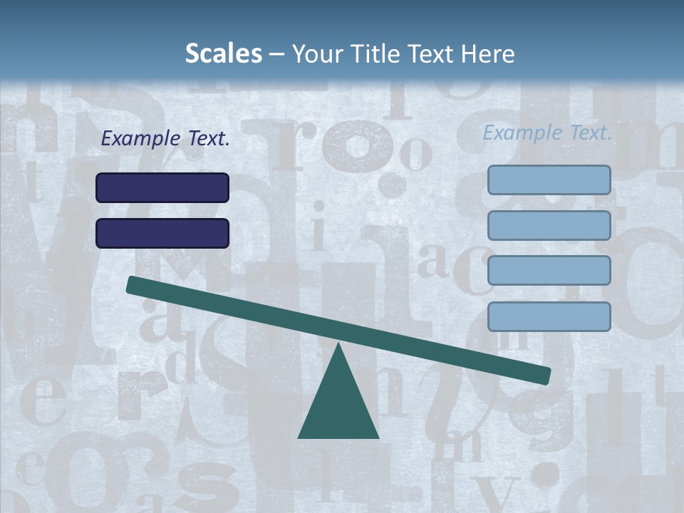 Alphabet Old Letter PowerPoint Template