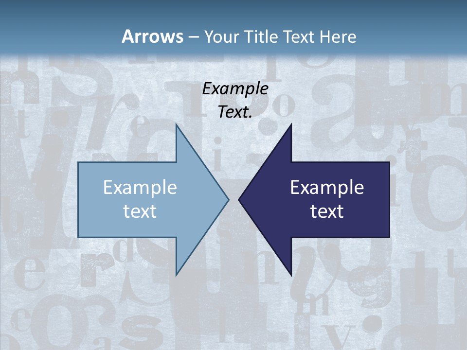 Alphabet Old Letter PowerPoint Template