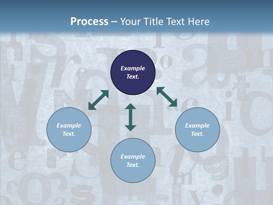 Alphabet Old Letter PowerPoint Template