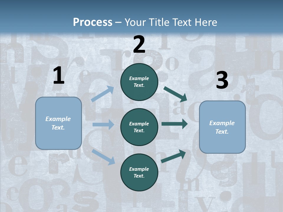 Alphabet Old Letter PowerPoint Template